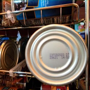 'use by' date on can