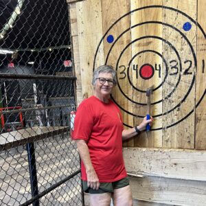 axe throwing target