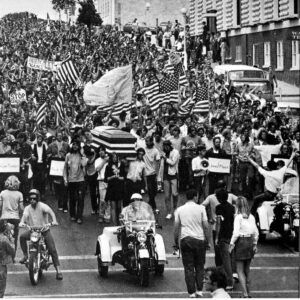 hands off protest 1970 University of Texas