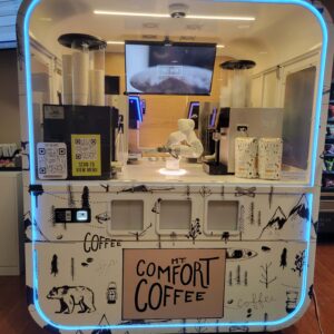 robots making coffee