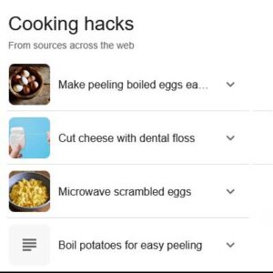 cooking hacks